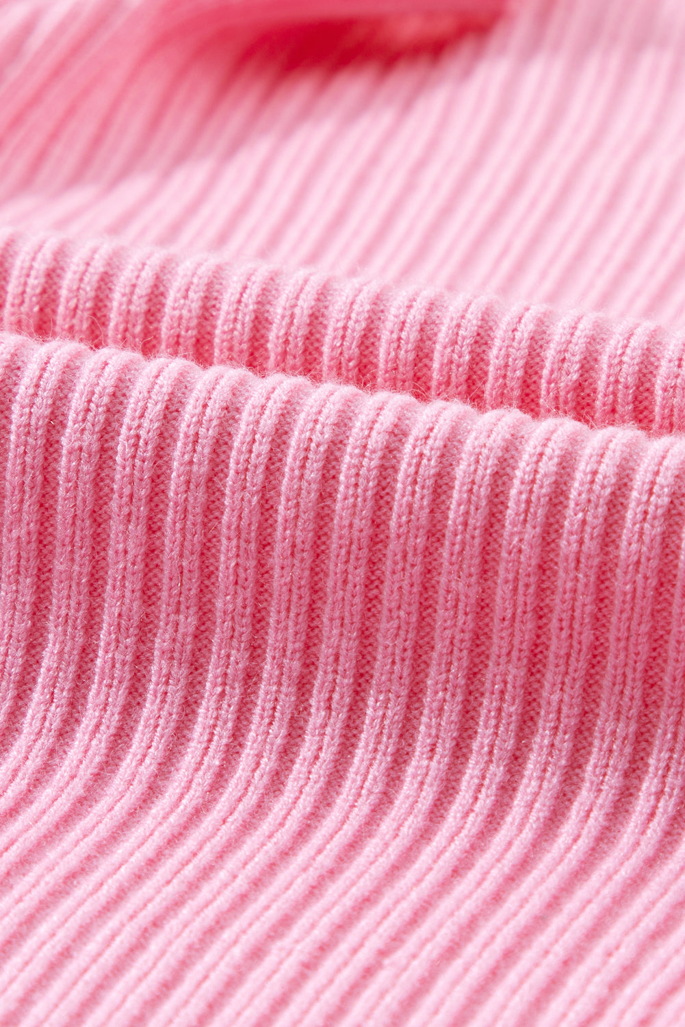 Pink Patch Pocket Ribbed Knit Short Sleeve Sweater – Women’s Boutique Casual Top
