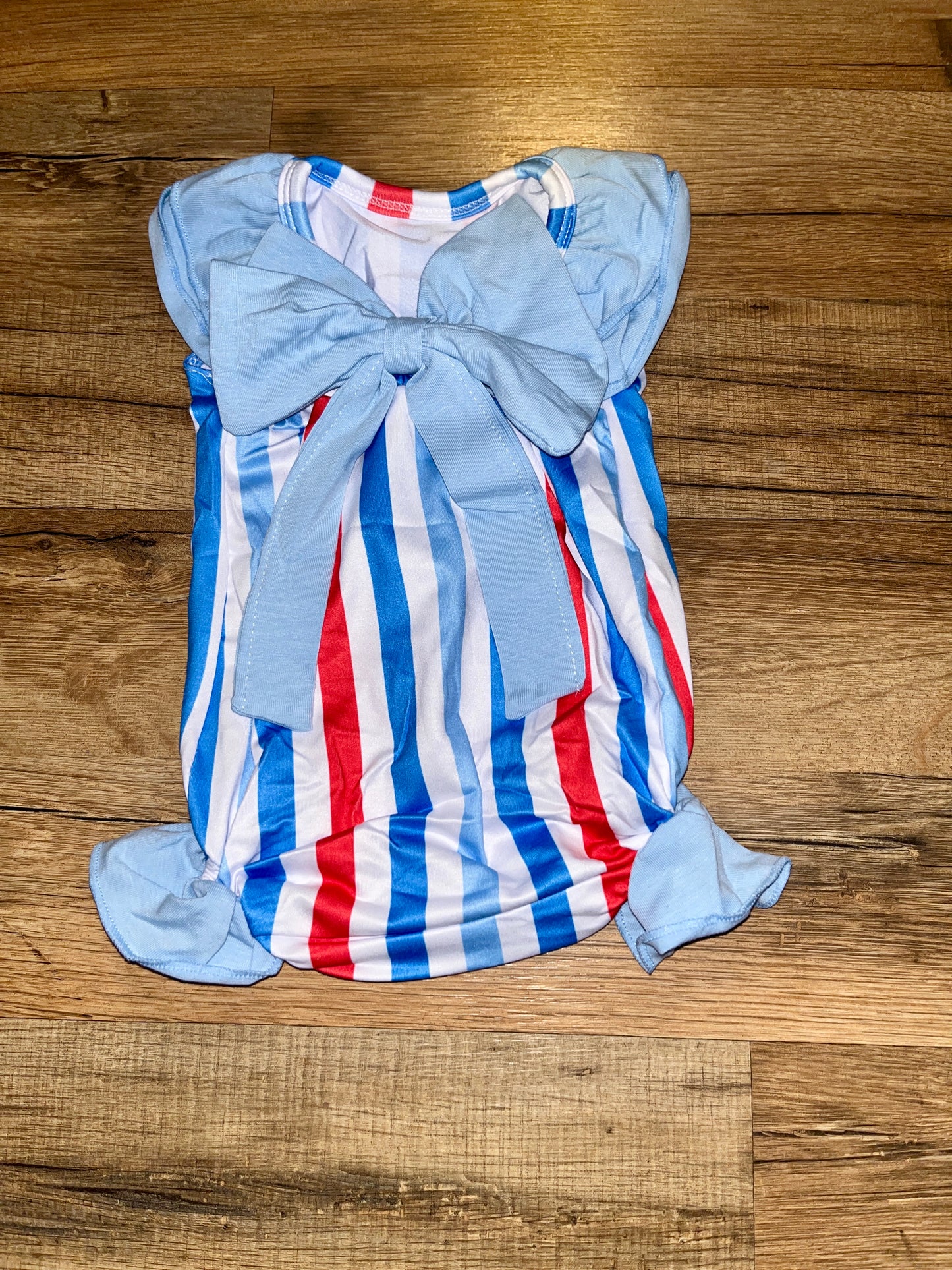 Red White & Blue Bow Back Swim