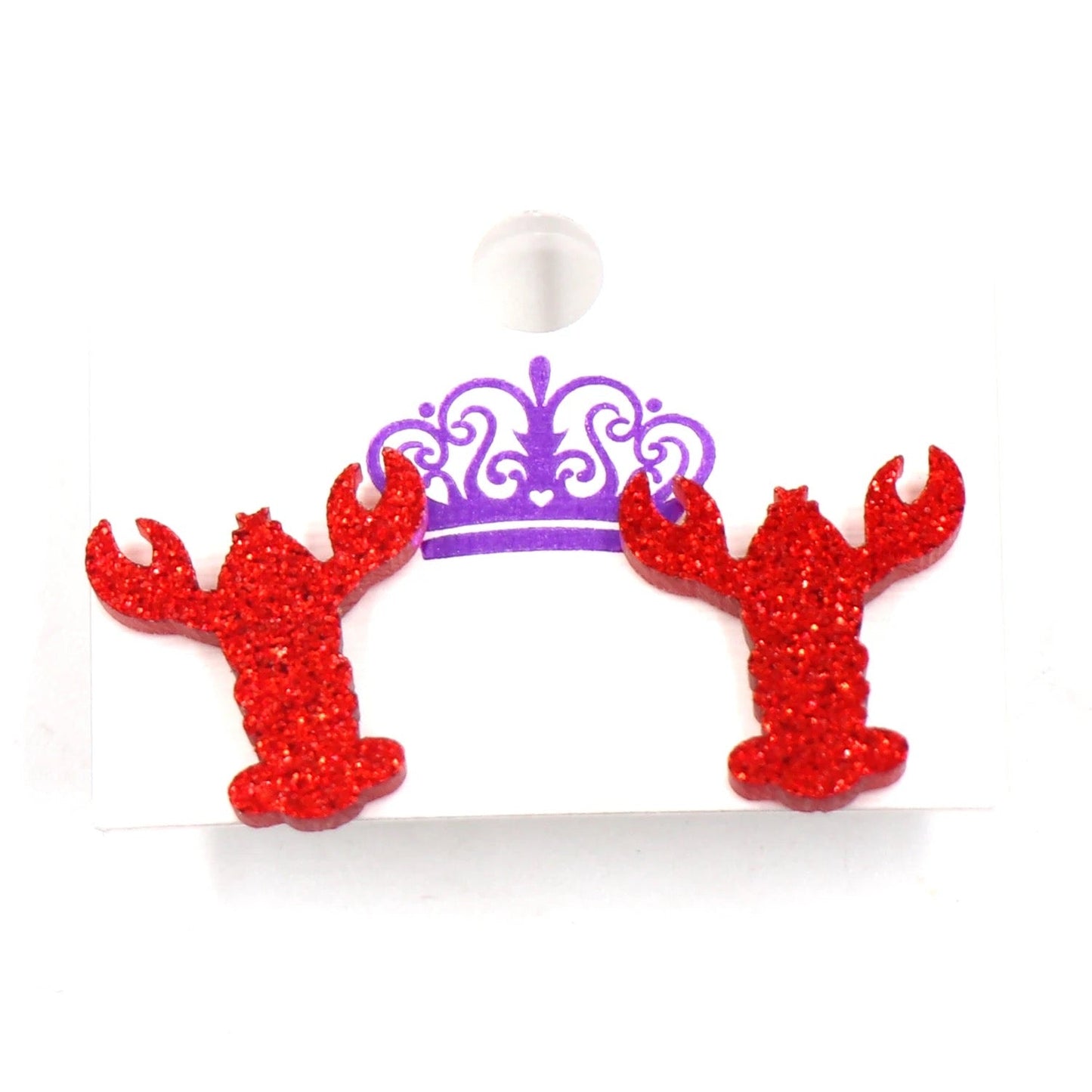 Lobster Stud Earrings
