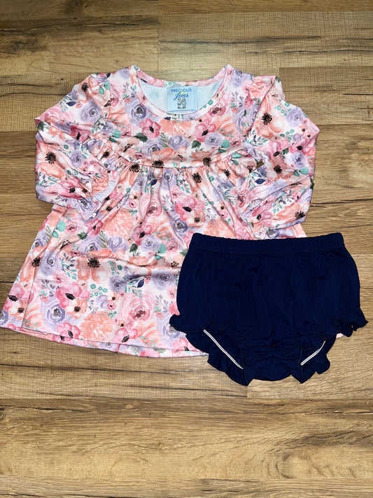 Maddie’s Floral Diaper Set