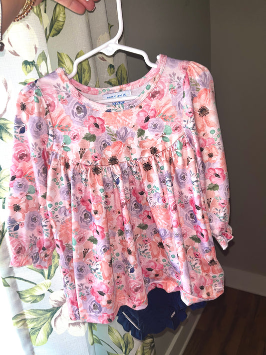 Maddie’s Floral Diaper Set
