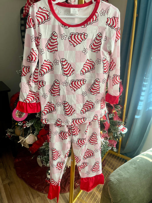 Christmas Tree Cake PJ Set