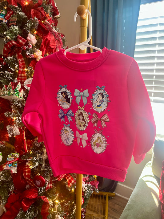 Princesses and Bows Sweatshirt